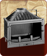 Чугунная каминная топка Промо 700 с шибером